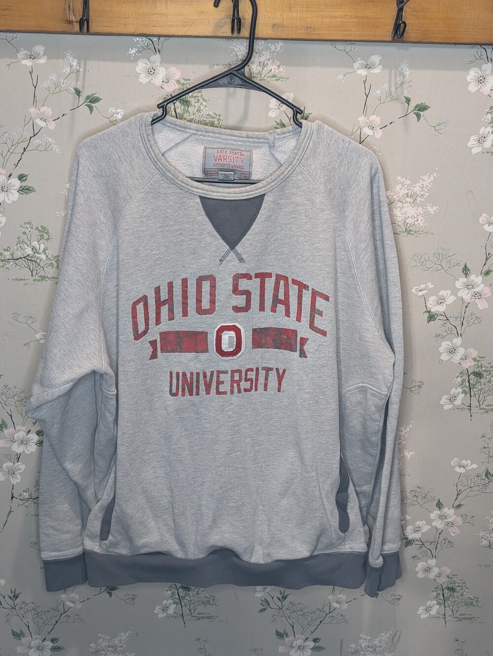 Ohio State University sweatshirt with pockets